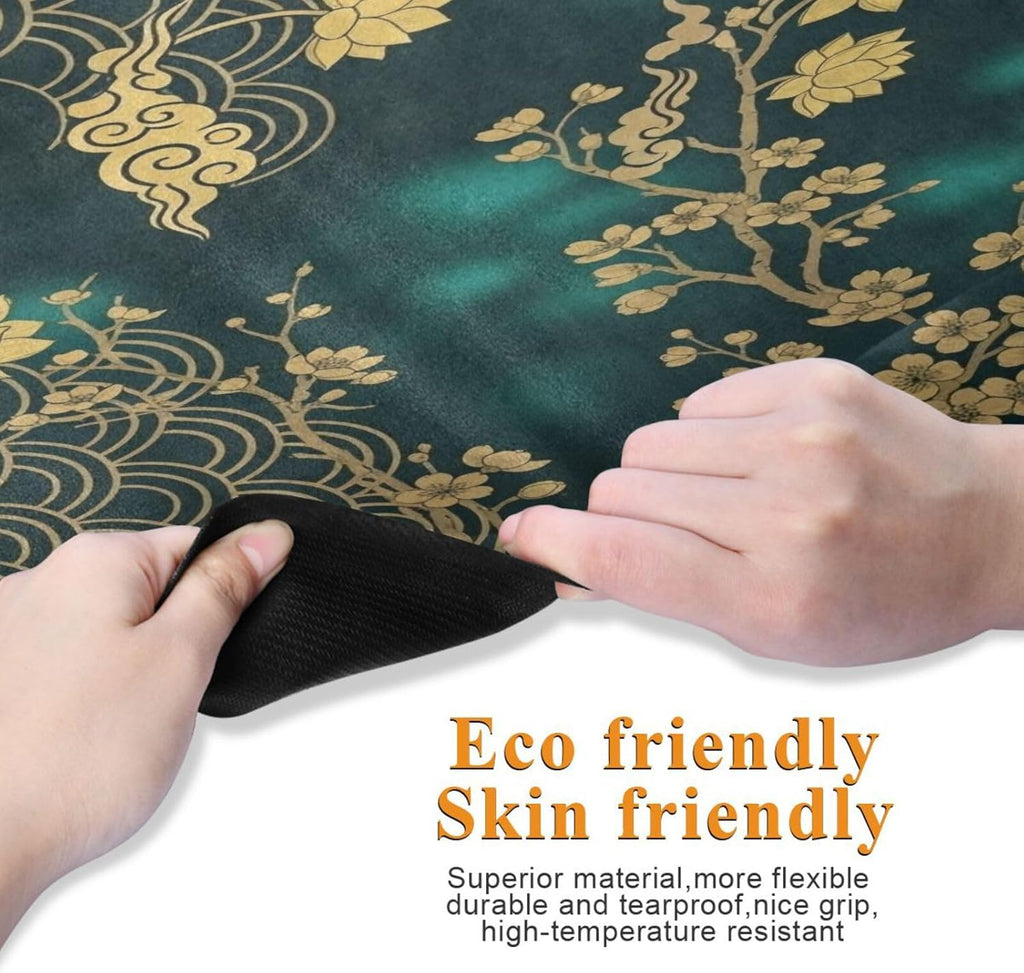 Vintage Chinese Style Foldable Moisture-Proof Mat – Yoga Mat, Camping Sleeping Pad, Picnic Blanket, Portable Waterproof Ground Mat